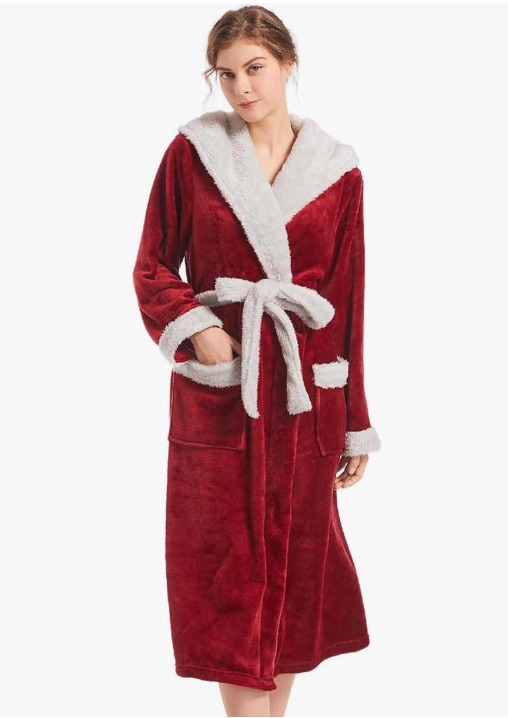 Women Hooded Plush Robe - Essy Ecommerce Specialist